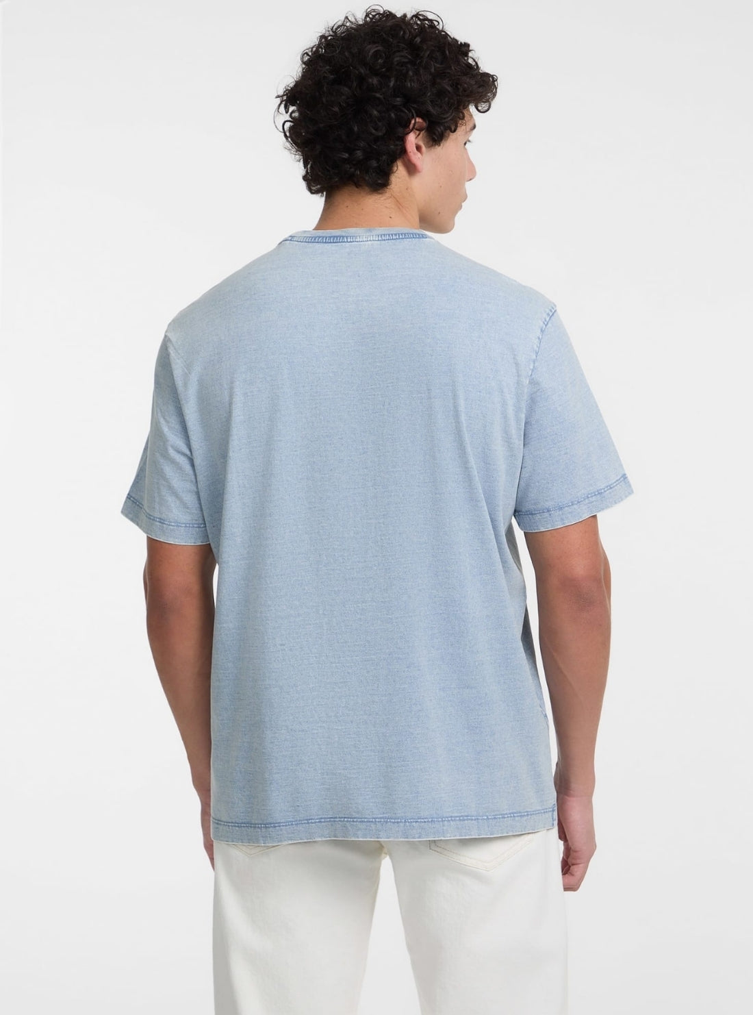 Guess Jeans Blue Regular Pocket T-Shirt M5GI50KCTG1 Back View