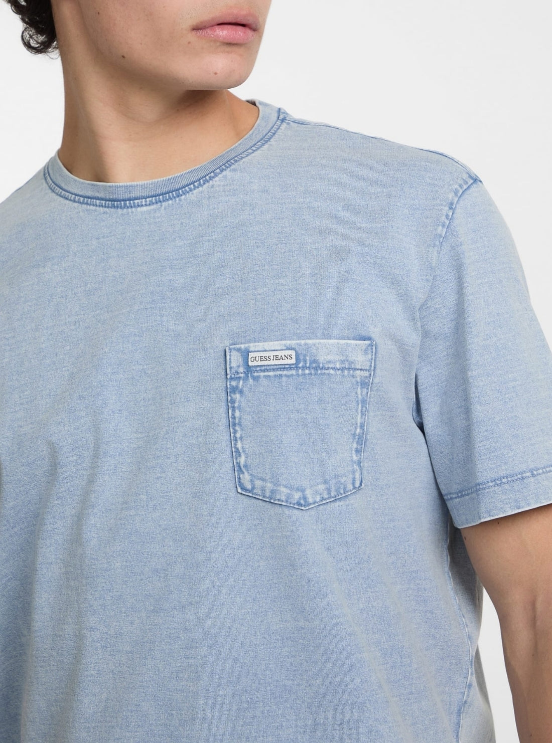 Guess Jeans Blue Regular Pocket T-Shirt M5GI50KCTG1 Detail View
