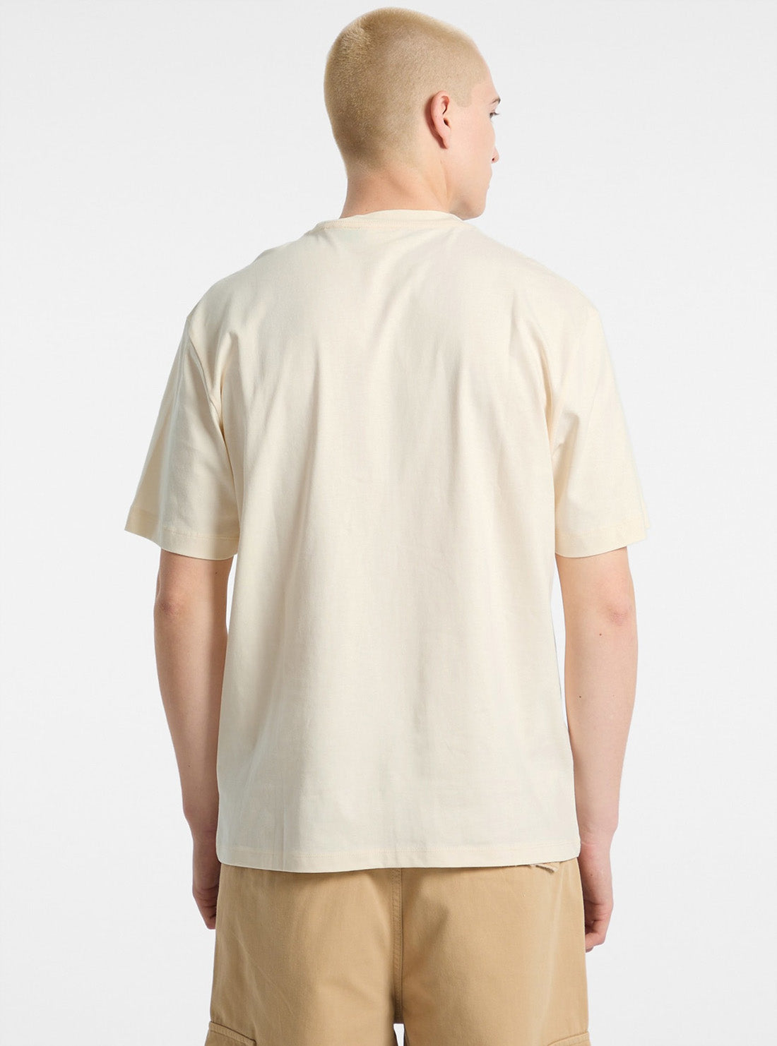 Guess Originals Beige Printed Muscle T-Shirt M5GI65K8FQ4 Back View