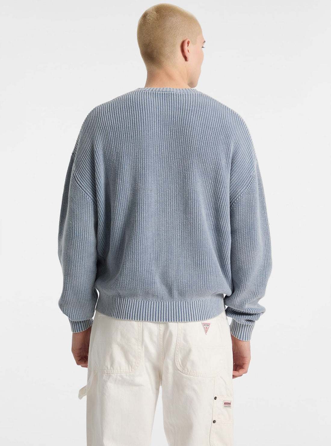 Guess Originals Blue Crewneck Sweater M5GR23Z3NH1 Back View