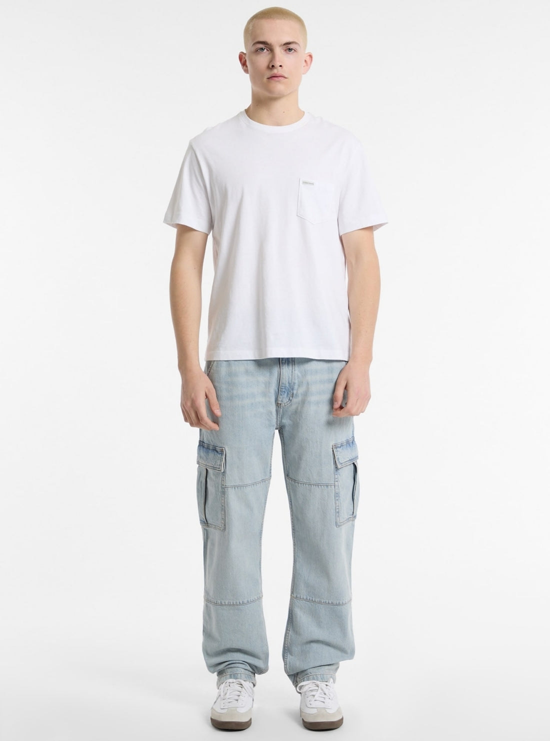 Guess Jeans G17 Cargo in Light Wash M5RA88D5DO1 Full View