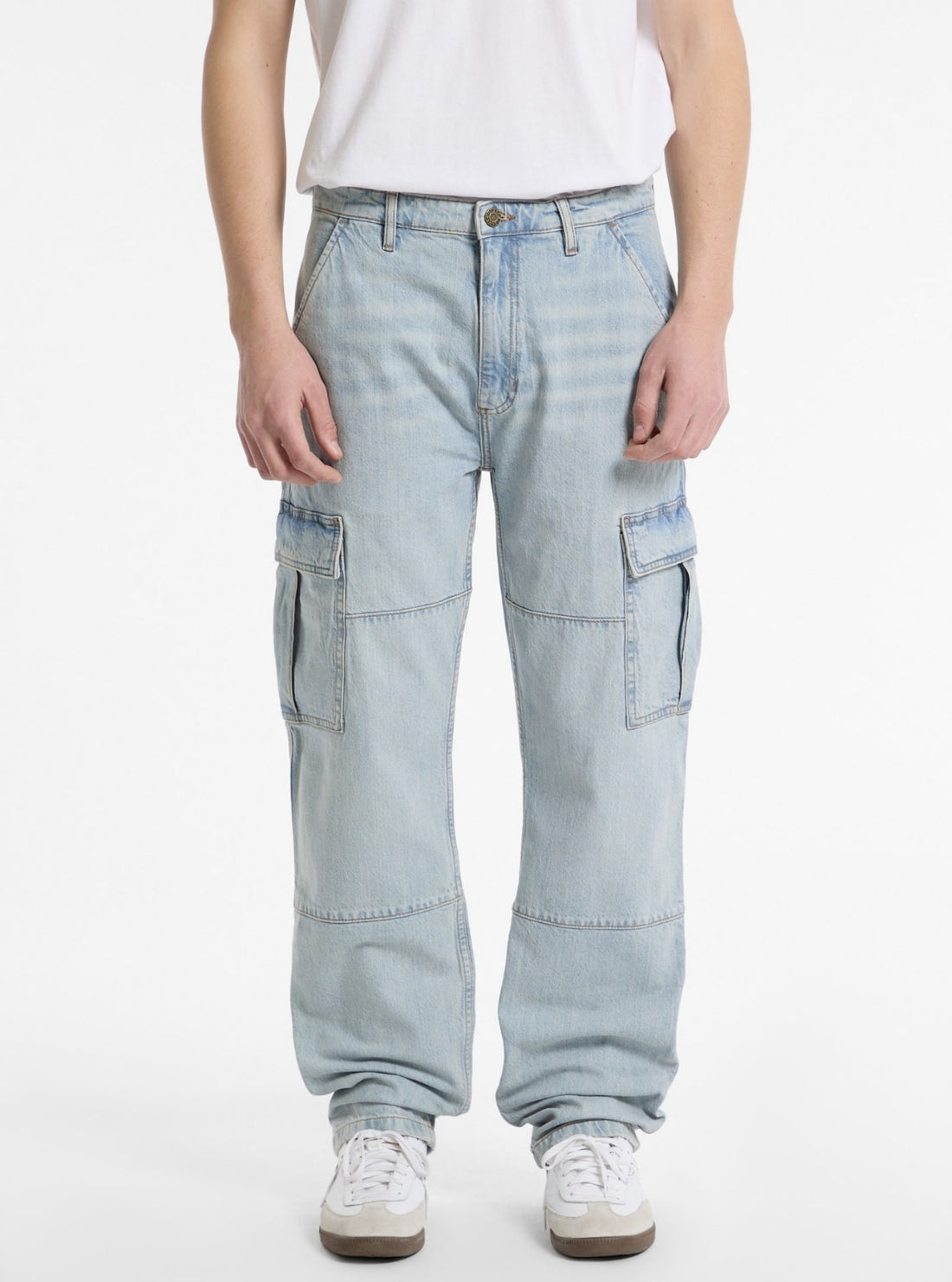 Guess Jeans G17 Cargo in Light Wash M5RA88D5DO1 Front View