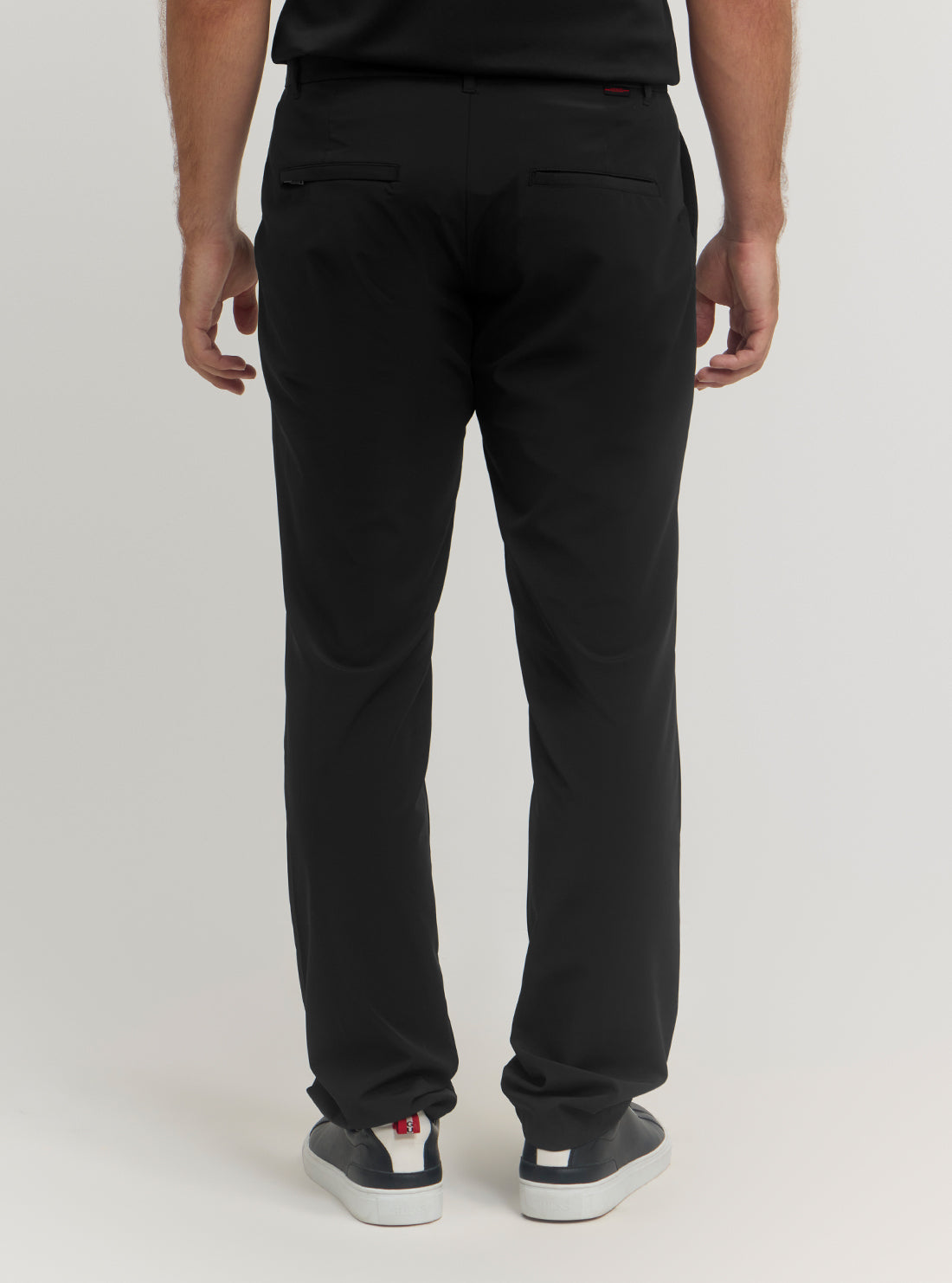 GUESS Mens Black Myron Dressy Pants M5RB01WGUP2 Back View