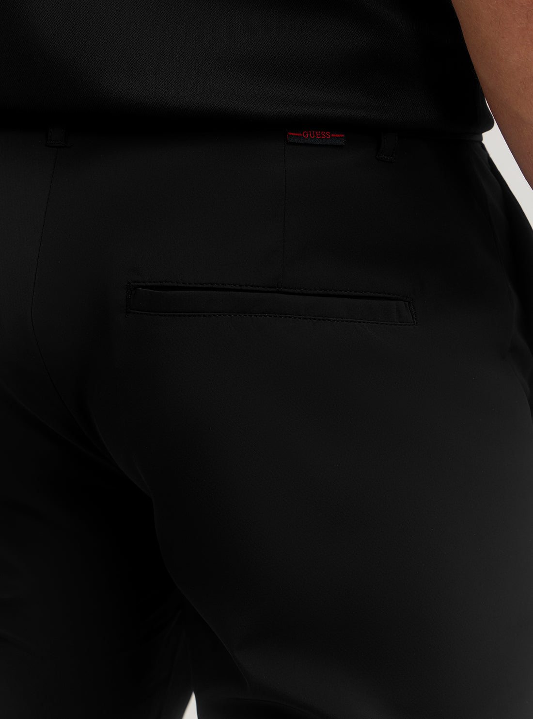 GUESS Mens Black Myron Dressy Pants M5RB01WGUP2 Detail View