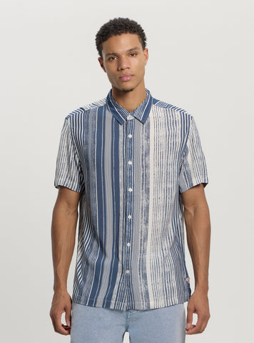 Eco Stripe Short Sleeve Shirt