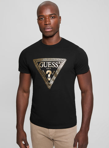 Eco Black Logo Chain T-Shirt