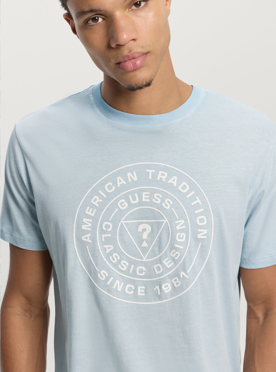 Blue Logo Stamp T-Shirt