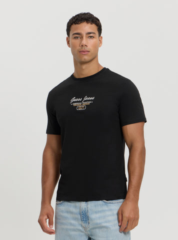 Guess Jeans Black Slim Script T-Shirt