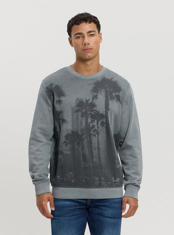 Eco Grey Palm Jumper