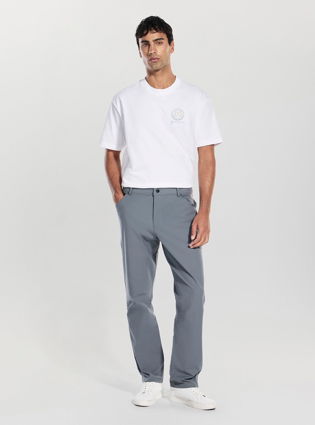 GUESS Mens Squall Sea Tyron Pants M5YB46WHEY0 Full View