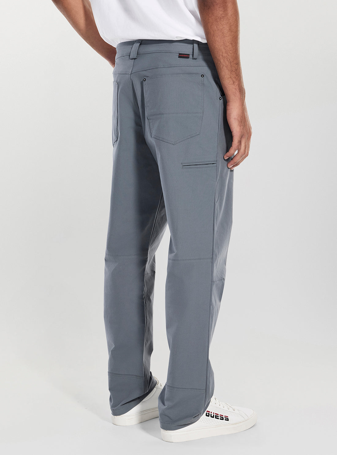 GUESS Mens Squall Sea Tyron Pants M5YB46WHEY0 Back View