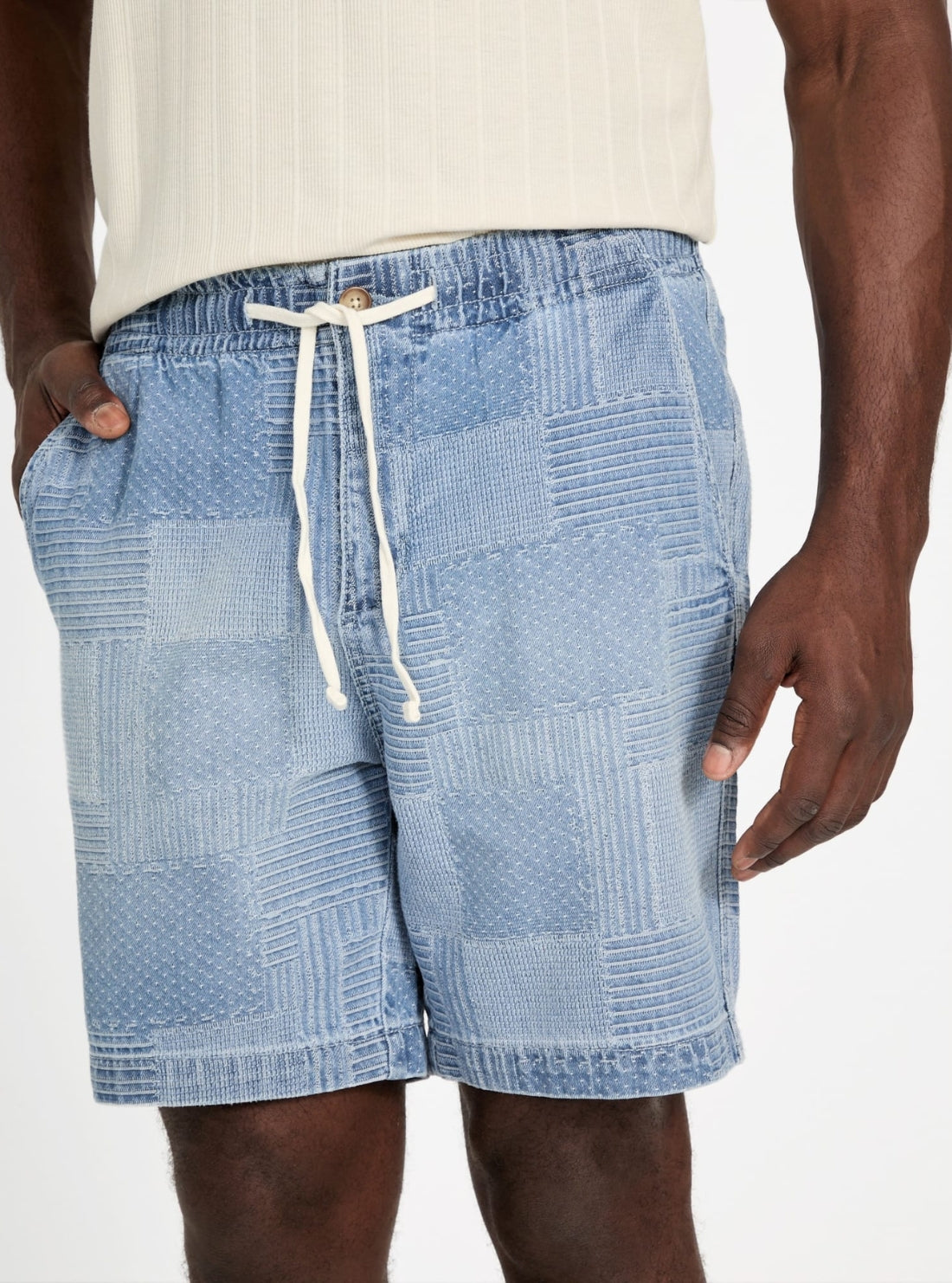 GUESS Mens Blue Orion Short M5YD50D5R30 Details View