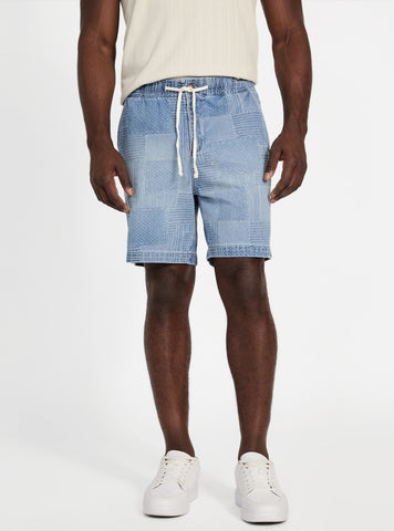 GUESS Mens Blue Orion Short M5YD50D5R30 Front View