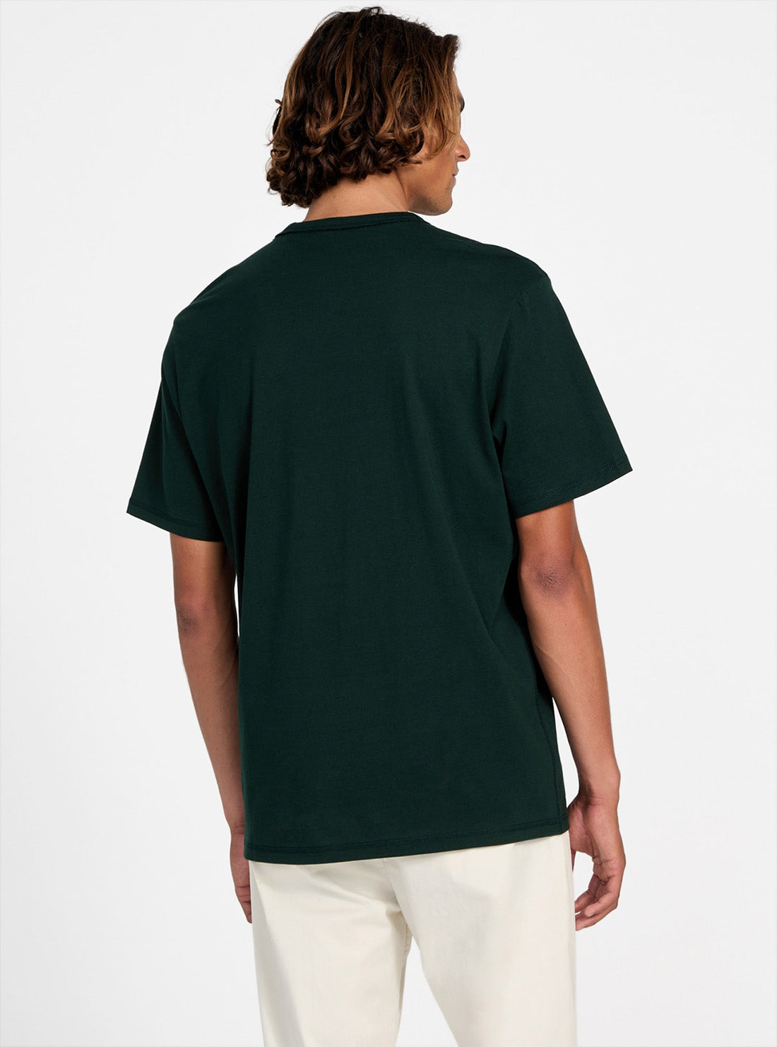 GUESS Mens Black Guess 4G T-Shirt M5YI22K8FQ4 Back View