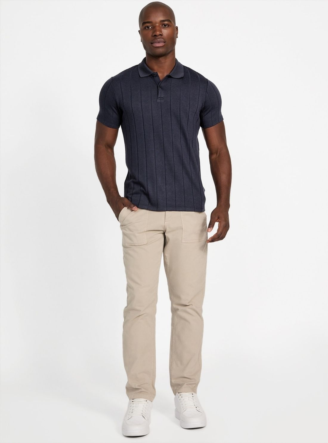 Eco Axel Ribbed Polo Shirt