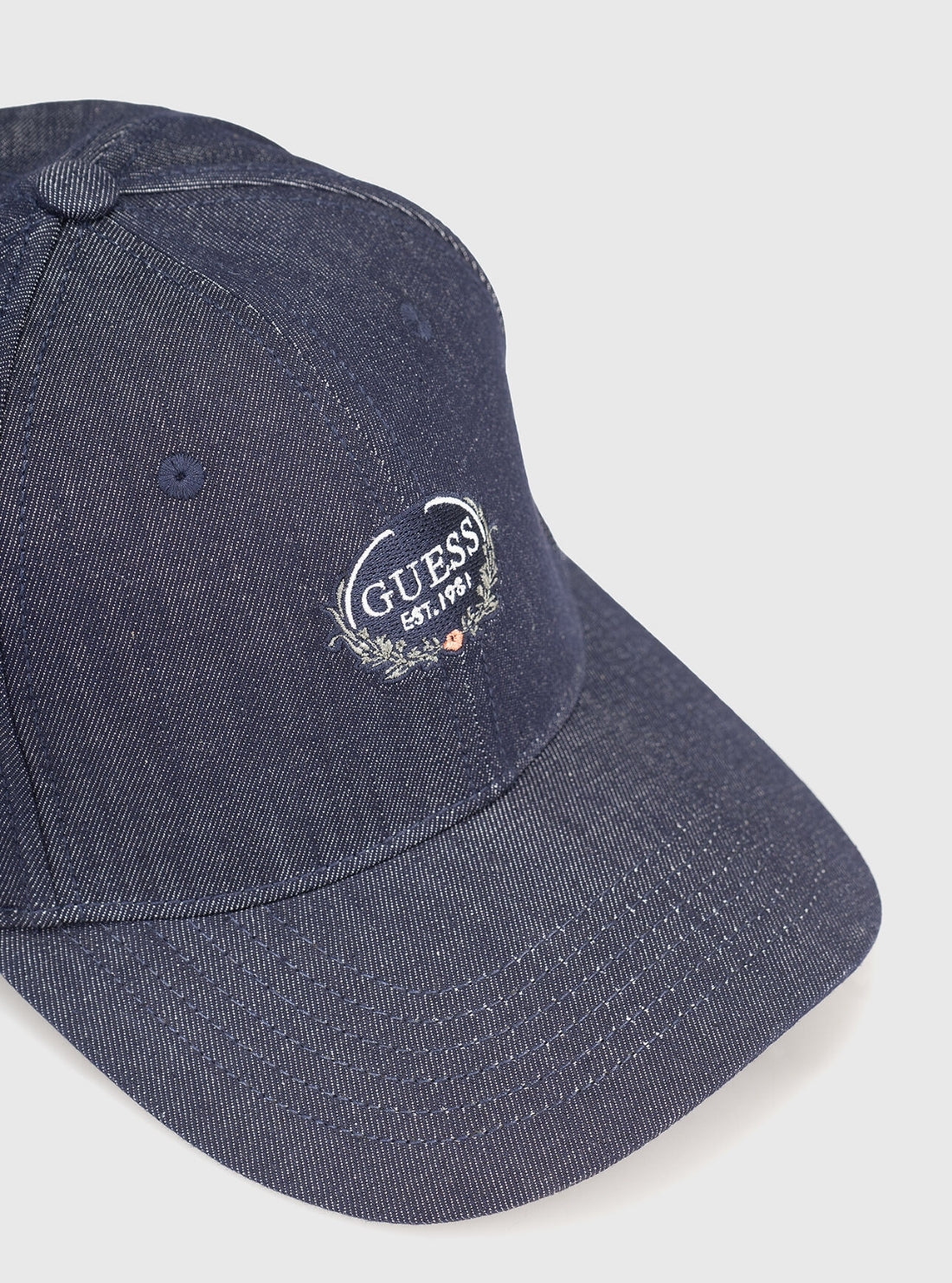 GUESS Accessories Blue Denim Hat M5YZ07WHH70 Detail View