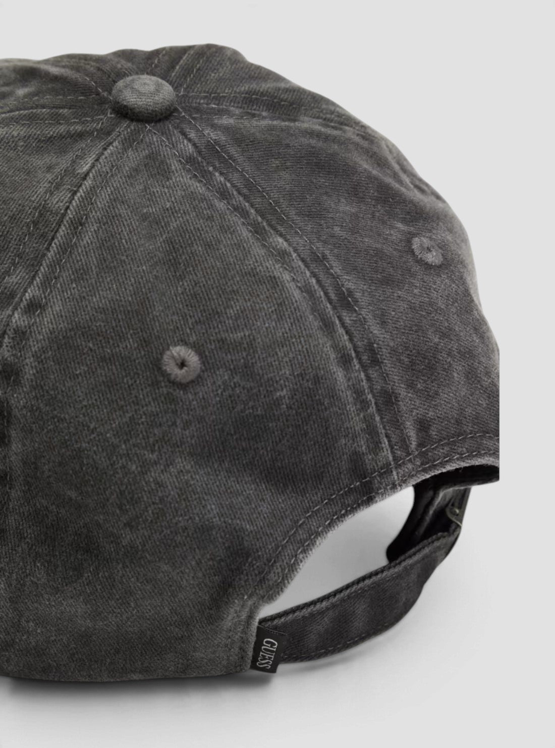 Guess Jeans Black Rolling Stones Baseball Cap M6BZ09W4009 Detail View