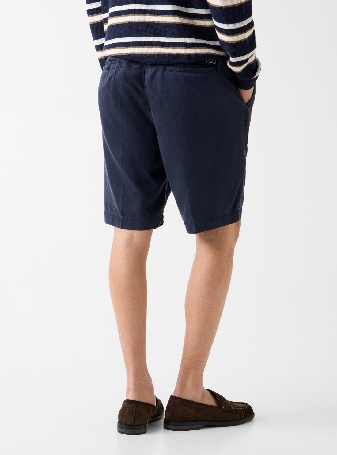 GUESS Mens Blue Axel Shorts M6GD55W1707 Back View