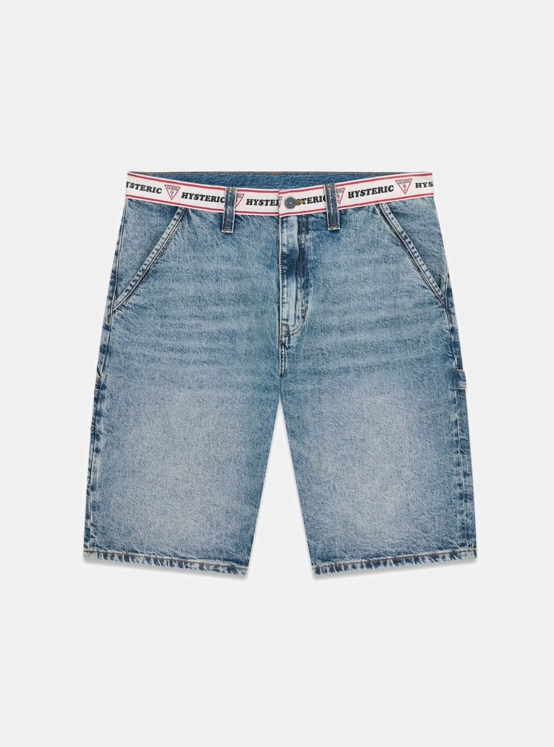 Guess Jeans Blue Hysteric Glamour Denim Carpenter Shorts  M6GD57D5M5Z Flatlay