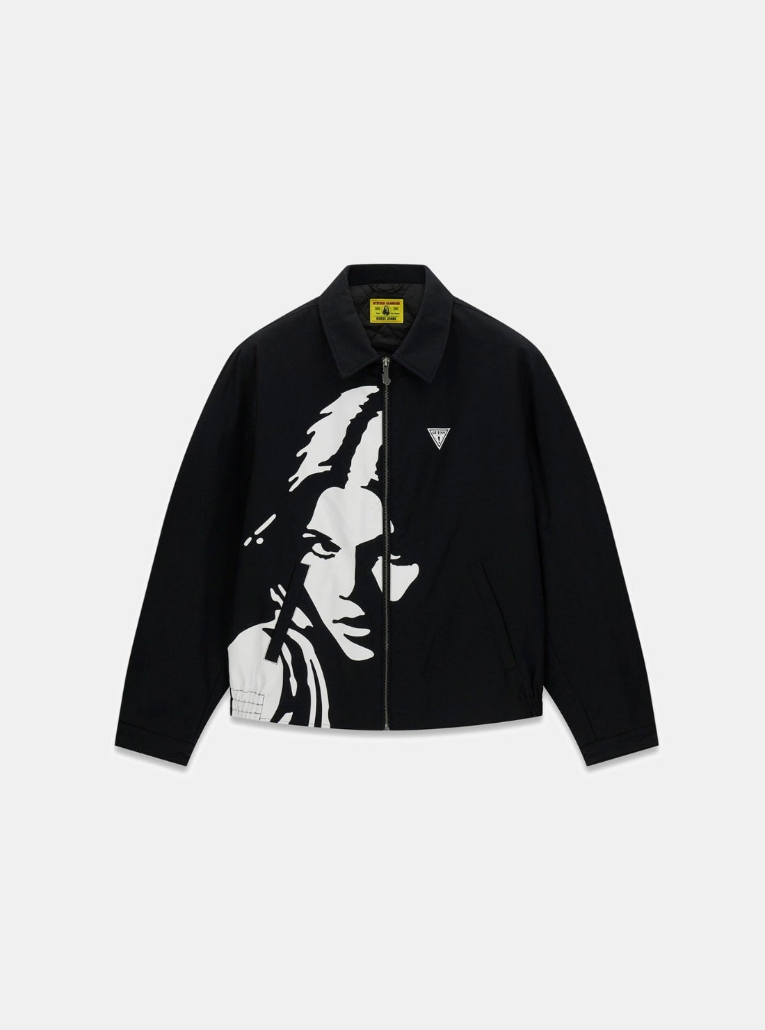 Guess Jeans Hysteric Glamour Zipped Jacket M6GLB0W2781 Flatlay