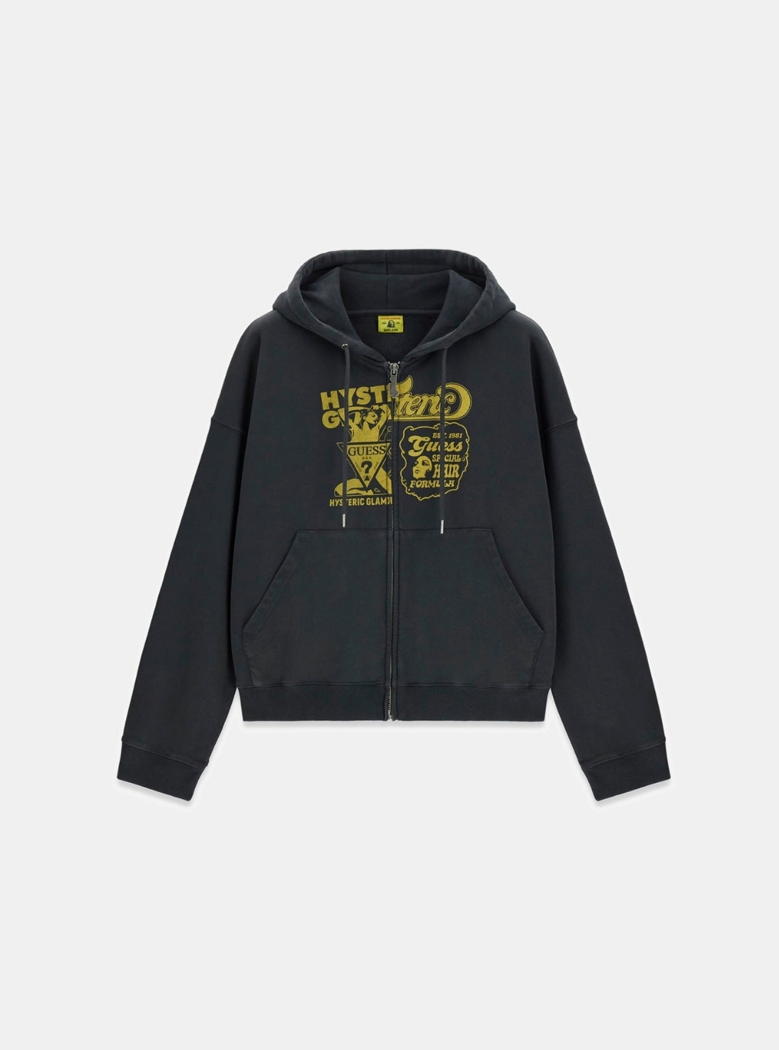 Guess Jeans Hysteric Glamour Full Zip Hoodie M6GQ18KCPR1 Flatlay