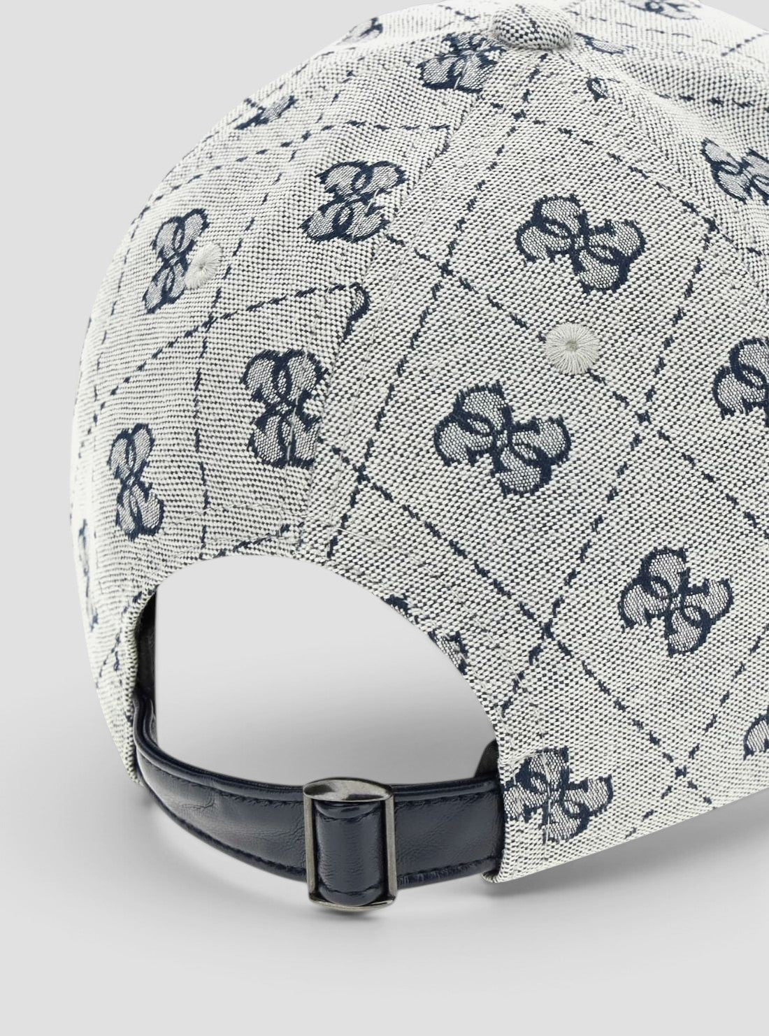GUESS Mens Blue Logo 4G Jacquard Baseball Cap M6GZ09W2058 Detail View