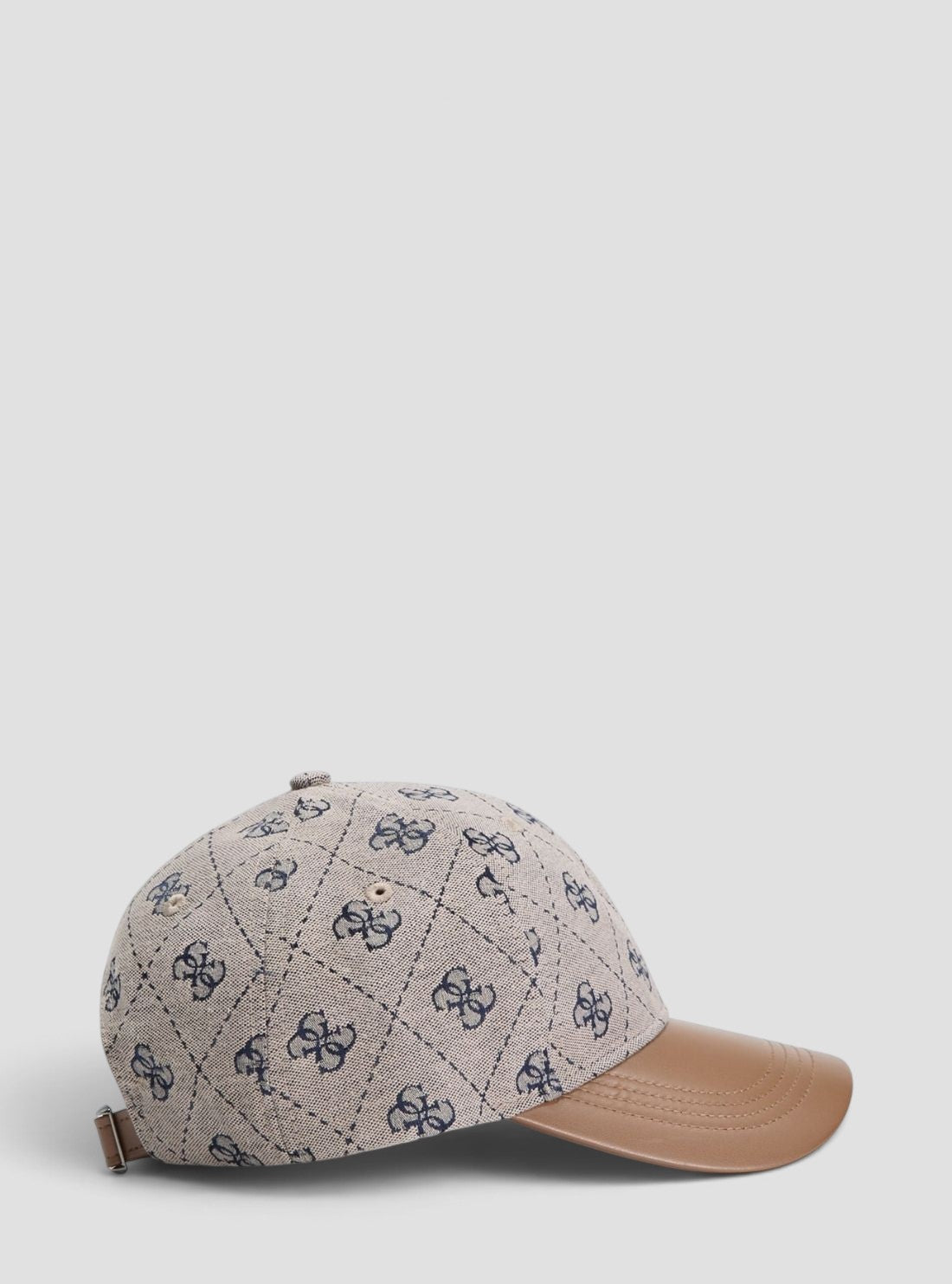 GUESS Accessories Brown 4G Jacquard Baseball Cap M6GZ09W2058 Side View