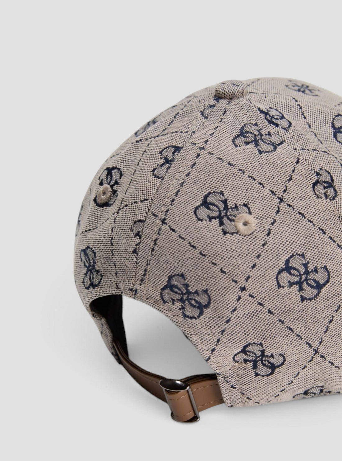 GUESS Accessories Brown 4G Jacquard Baseball Cap M6GZ09W2058 Detail View3