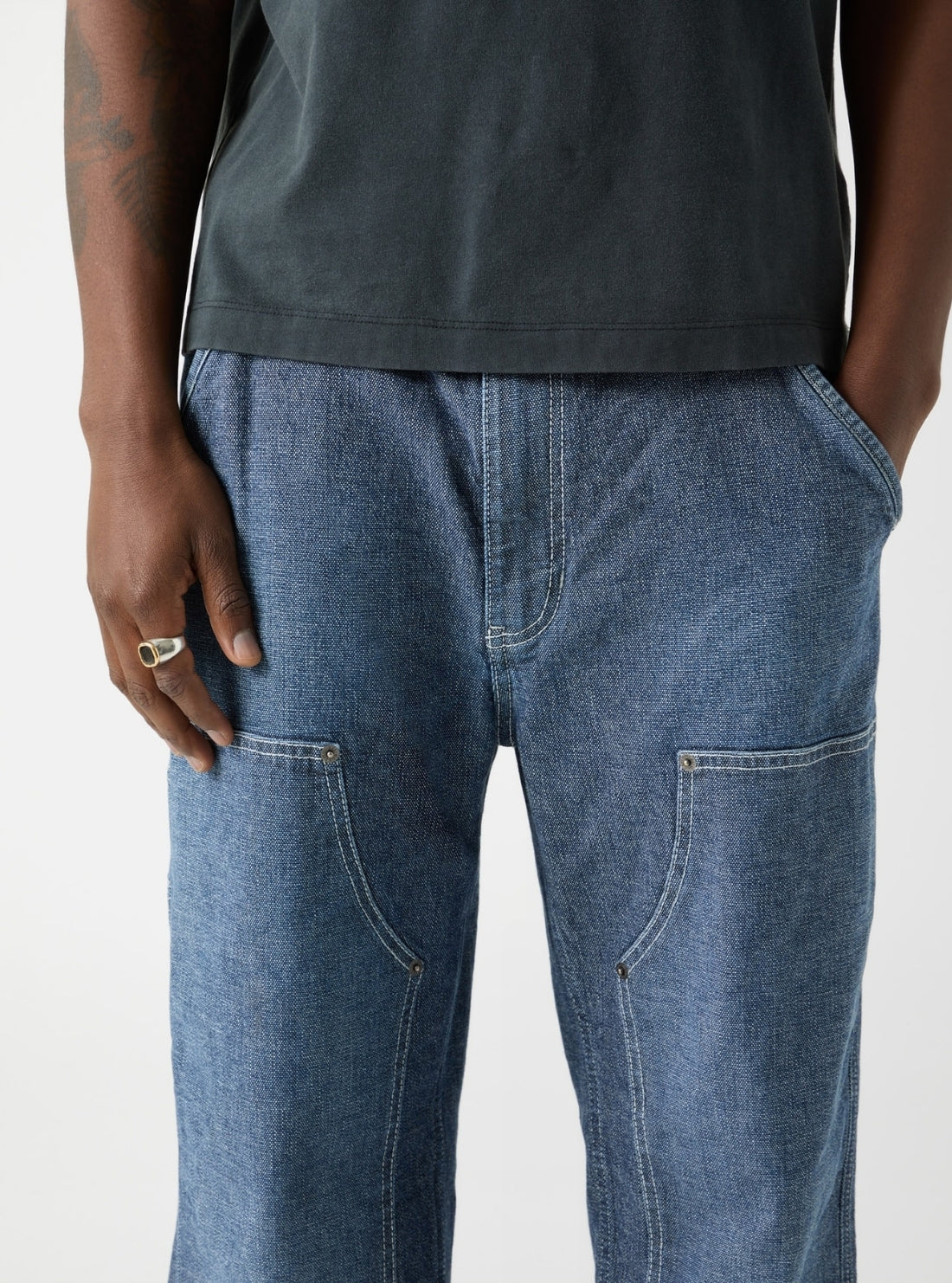 Guess Originals Panel Carpenter Detail Jeans M6RA0WD6681 Detail View