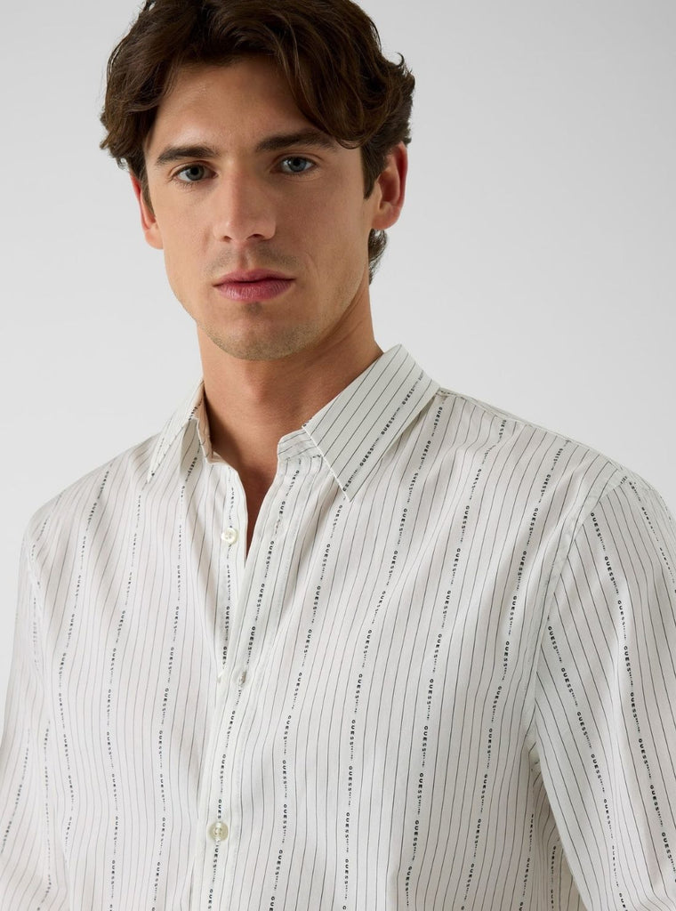 Multi Striped Jacquard Shirt | GUESS
