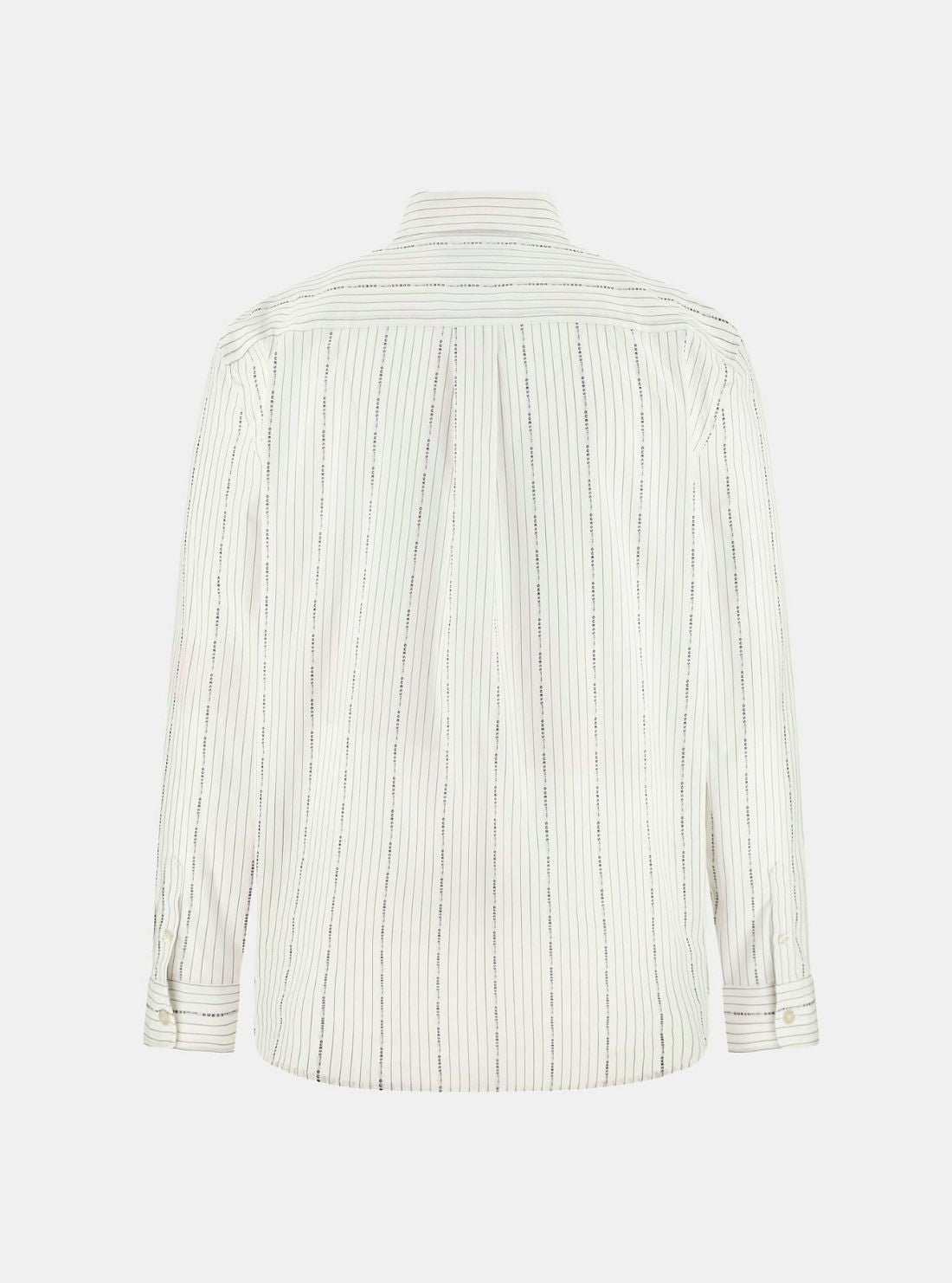 GUESS Mens Multi Striped Logo Jacquard Shirt M6RH71WK001 Flatlay