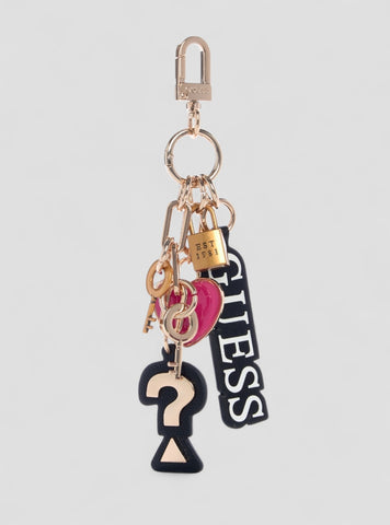GUESS Accessories Multi Charm Keychain M7460107 Front View
