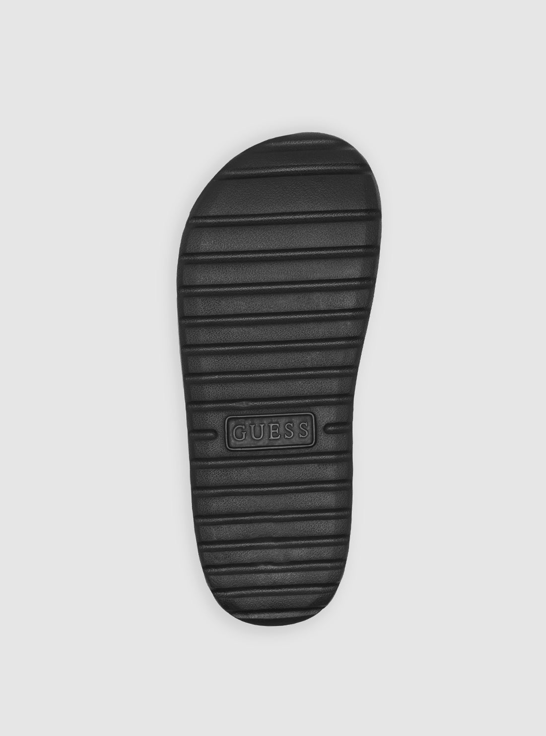 GUESS Mens Black Logo Magaria Slides MAGARIA Bottom View