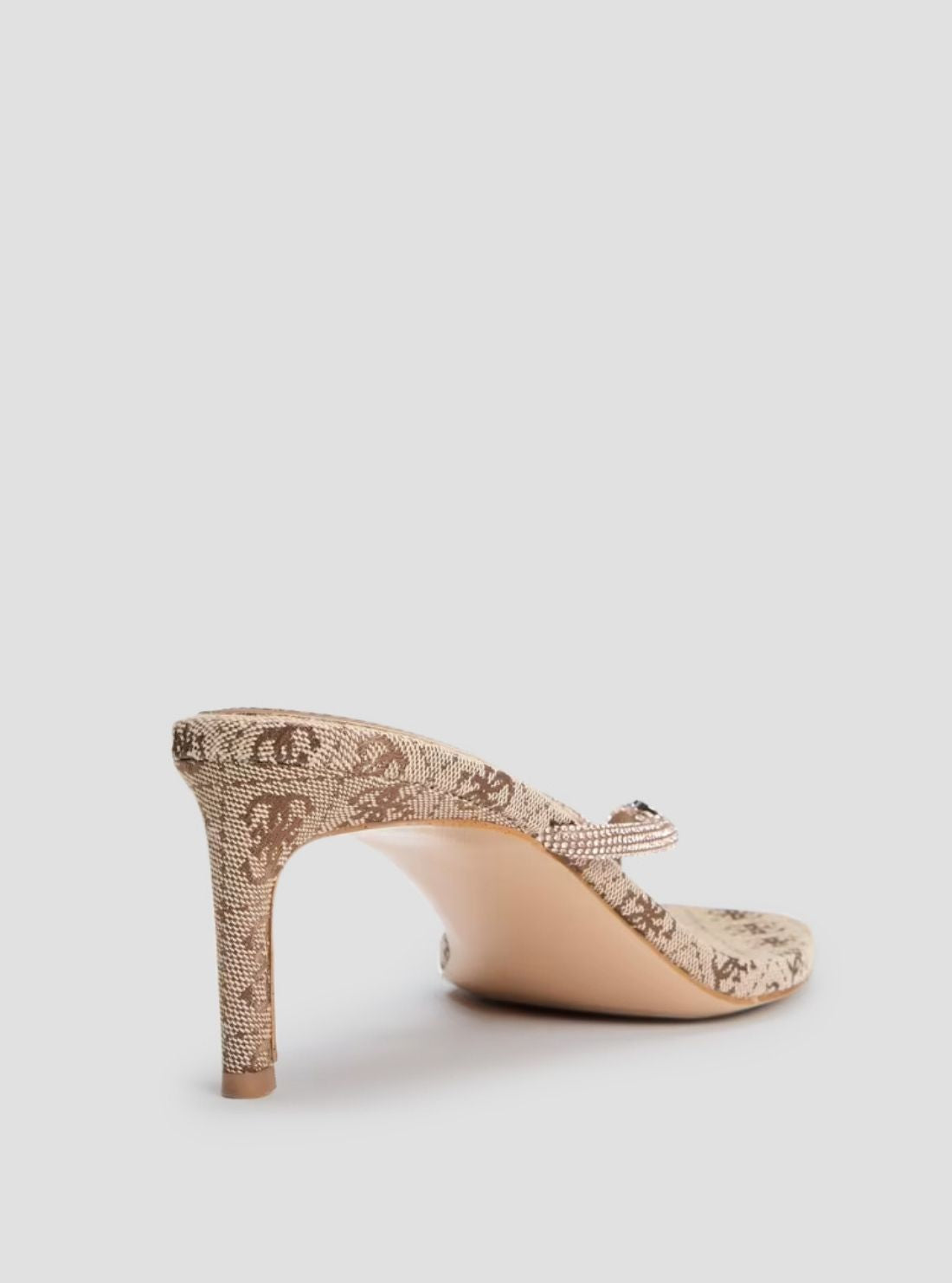 Gold Logo Mayan Heeled Sandals