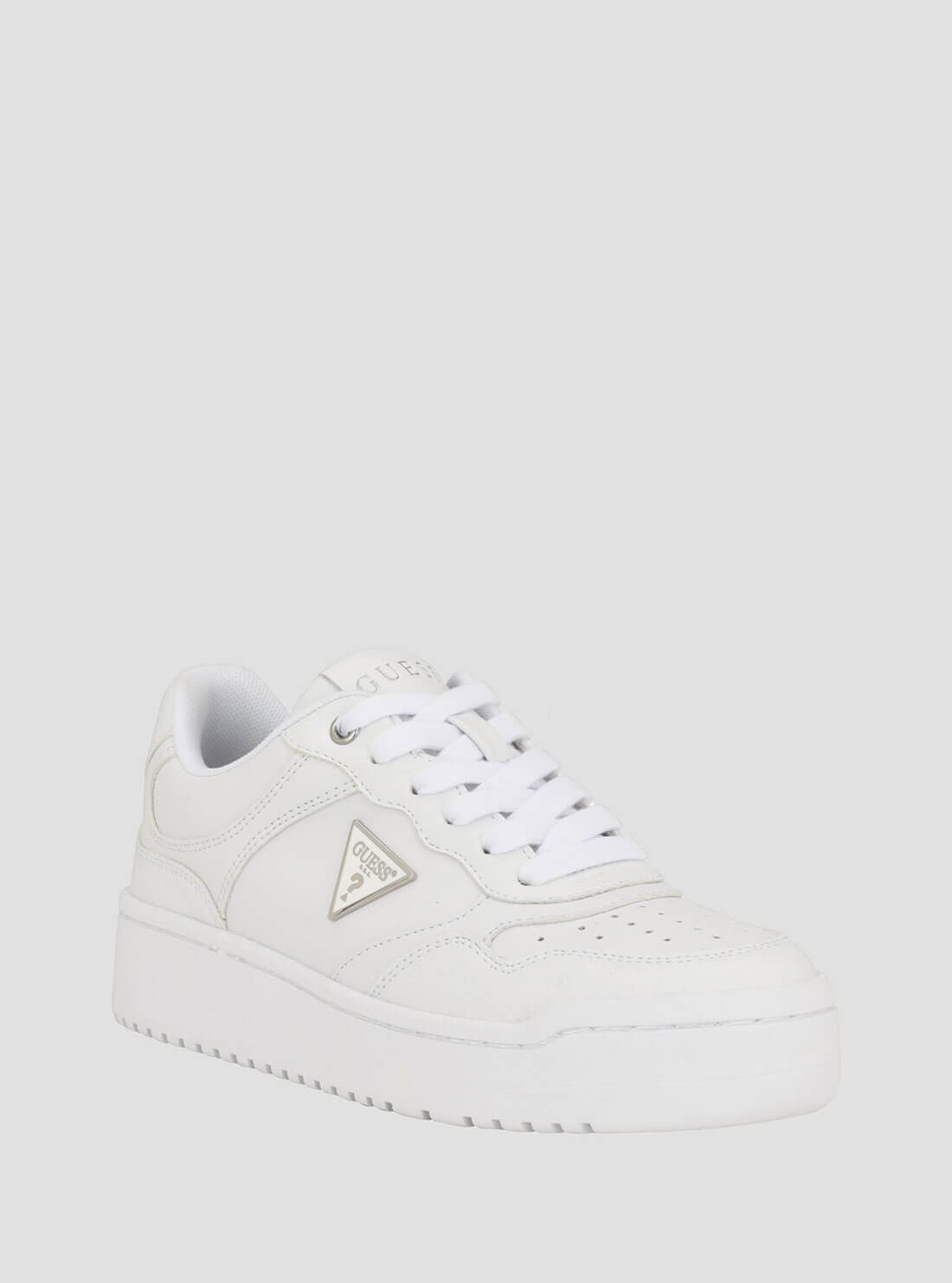 White Miram Low-Top Sneakers GUESS Women's Shoes