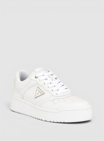 GUESS Footwear White Miram Low-Top Sneakers MIRAM Side View
