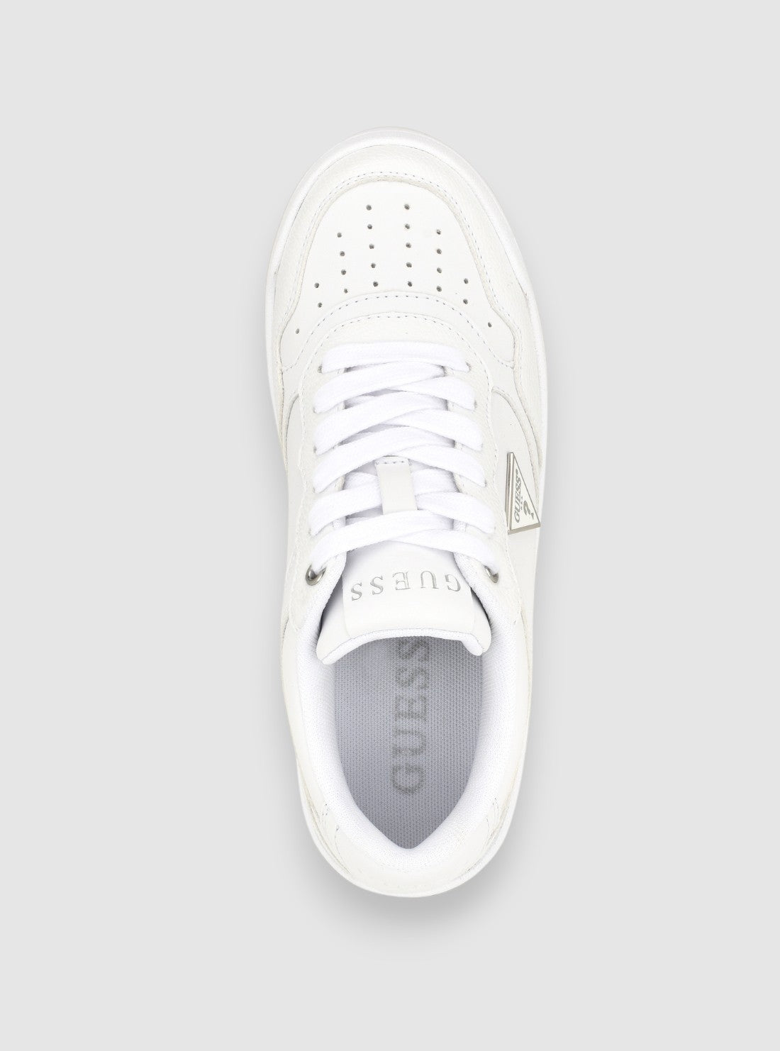 GUESS Footwear White Miram Low-Top Sneakers MIRAM Top View