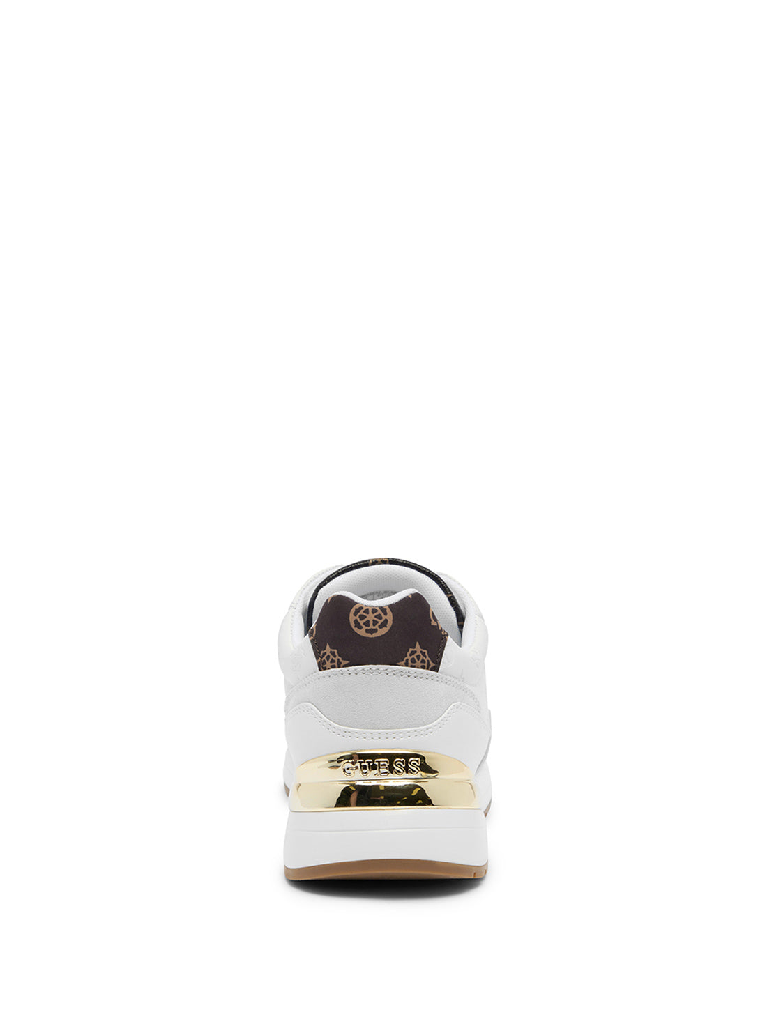 White Logo Moxea Sneakers | GUESS Women's Shoes | back view