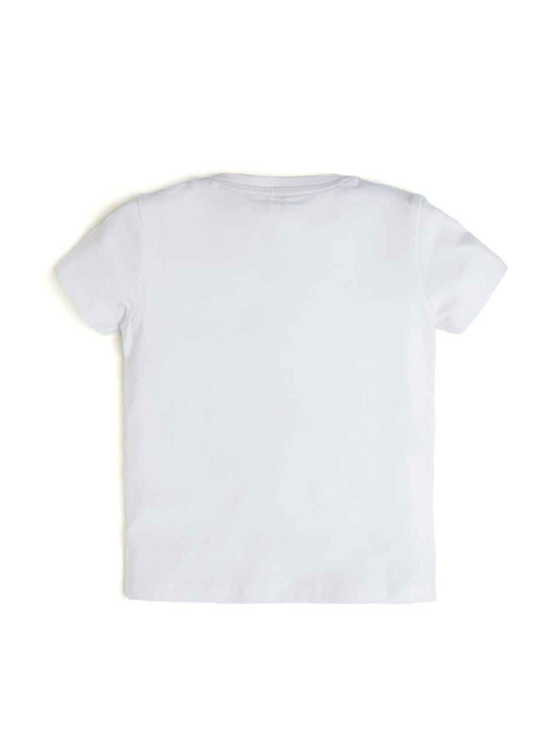 GUESS Kids White Teddy Bear Logo Embroidered T-Shirt (12-24m) Back View