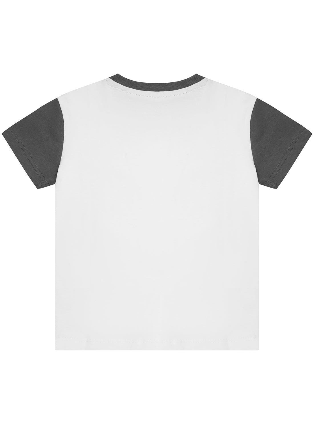 GUESS White Logo Short Sleeve T-Shirt (2-7) back view