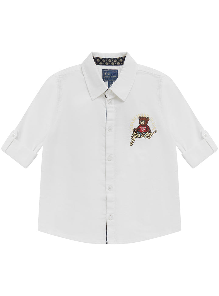 White Oxford Long Sleeve Shirt (2-7)