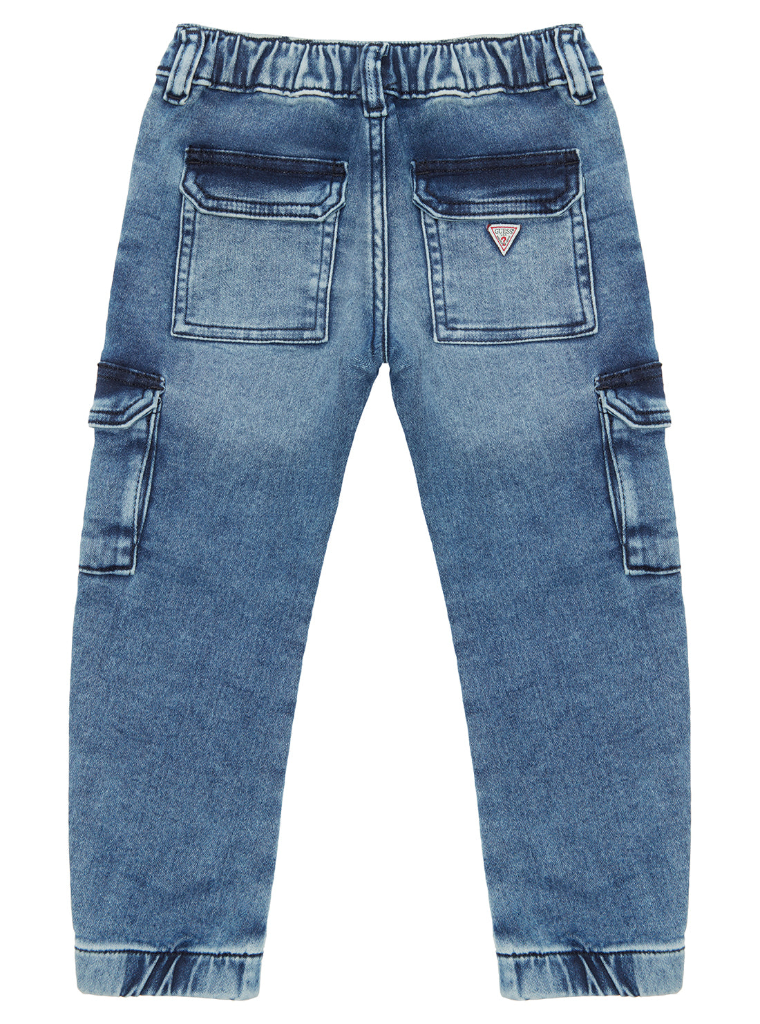 Blue Denim Cargo Pants (2-7)