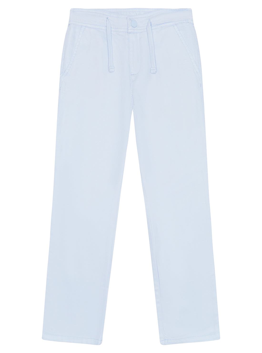 Light Blue Tencel Long Chino Pants (2-7)