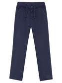 GUESS Navy Tencel Long Chino Pants (2-7) front view