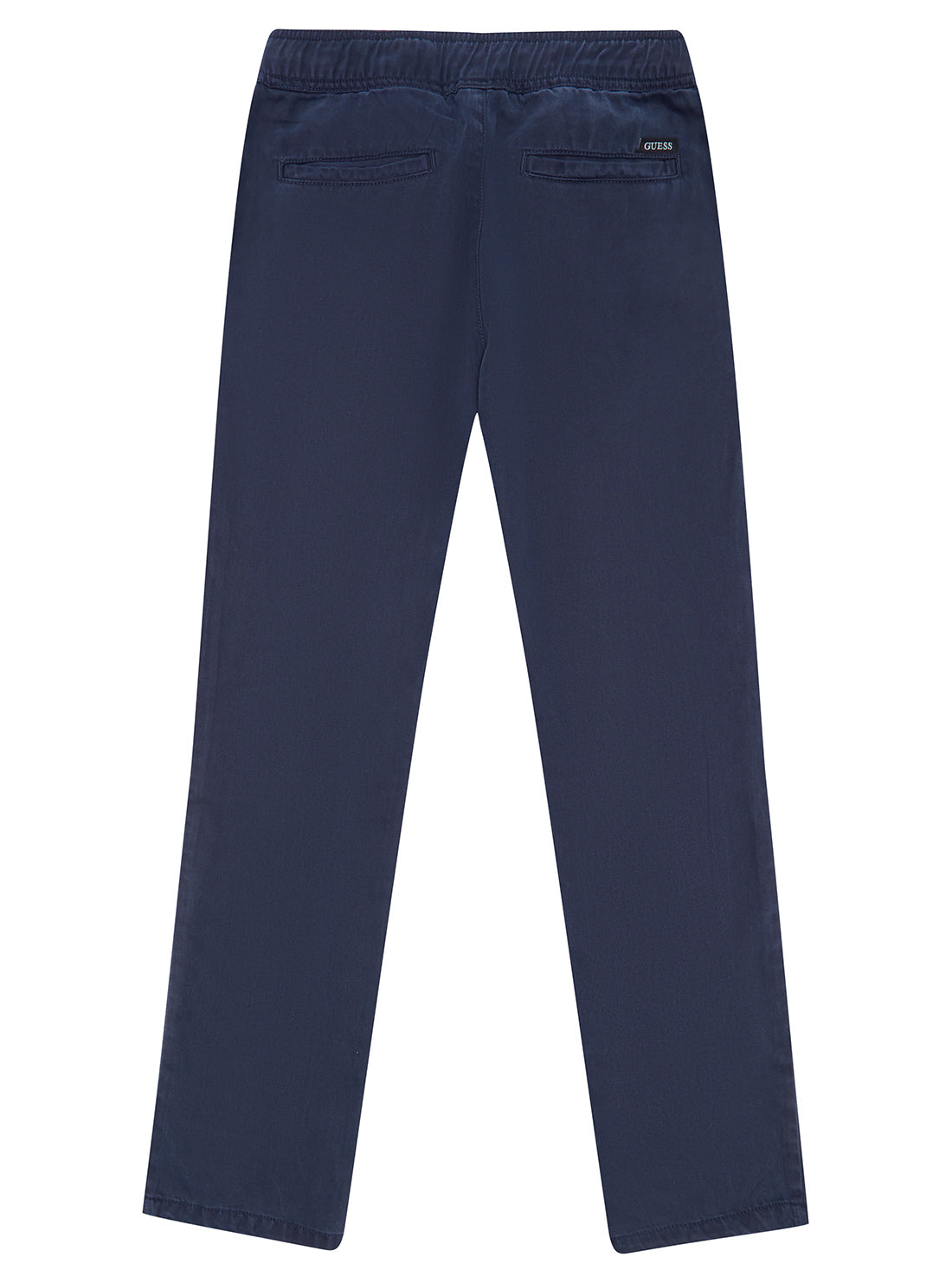 GUESS Navy Tencel Long Chino Pants (2-7) back view