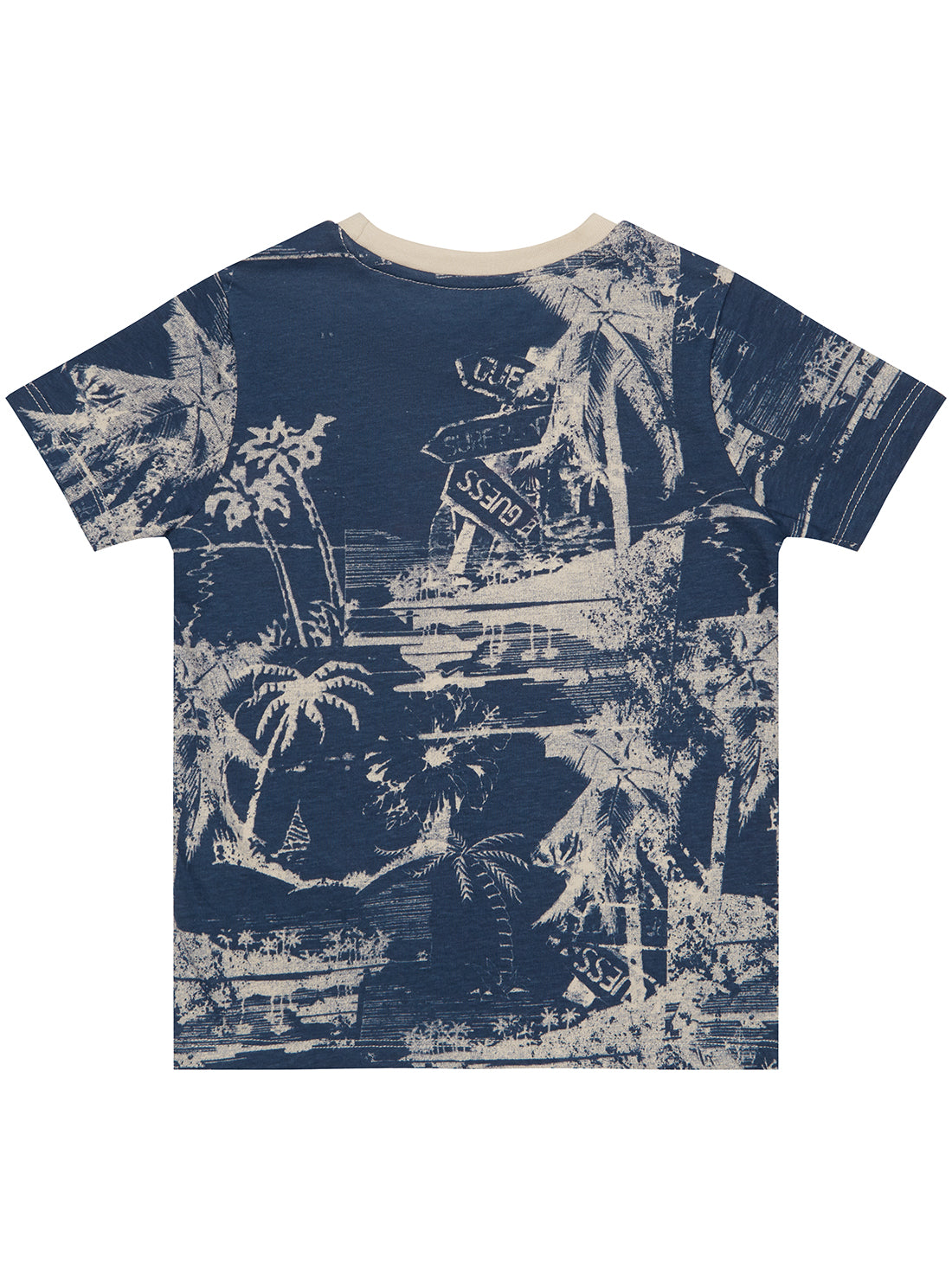Navy Short Sleeve T-Shirt (2-7) back view