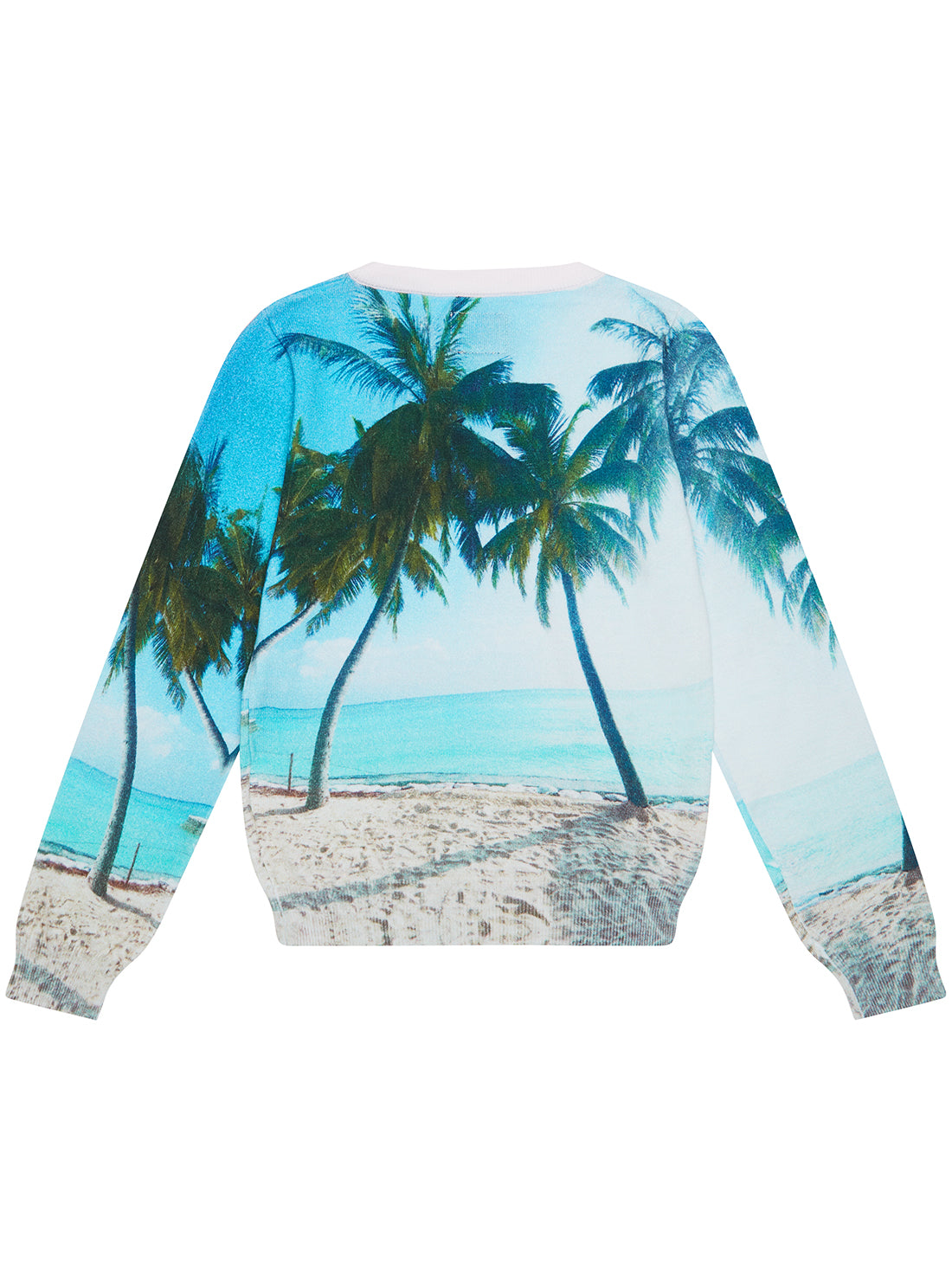 GUESS Blue Beach Print Jumper (2-7) back view