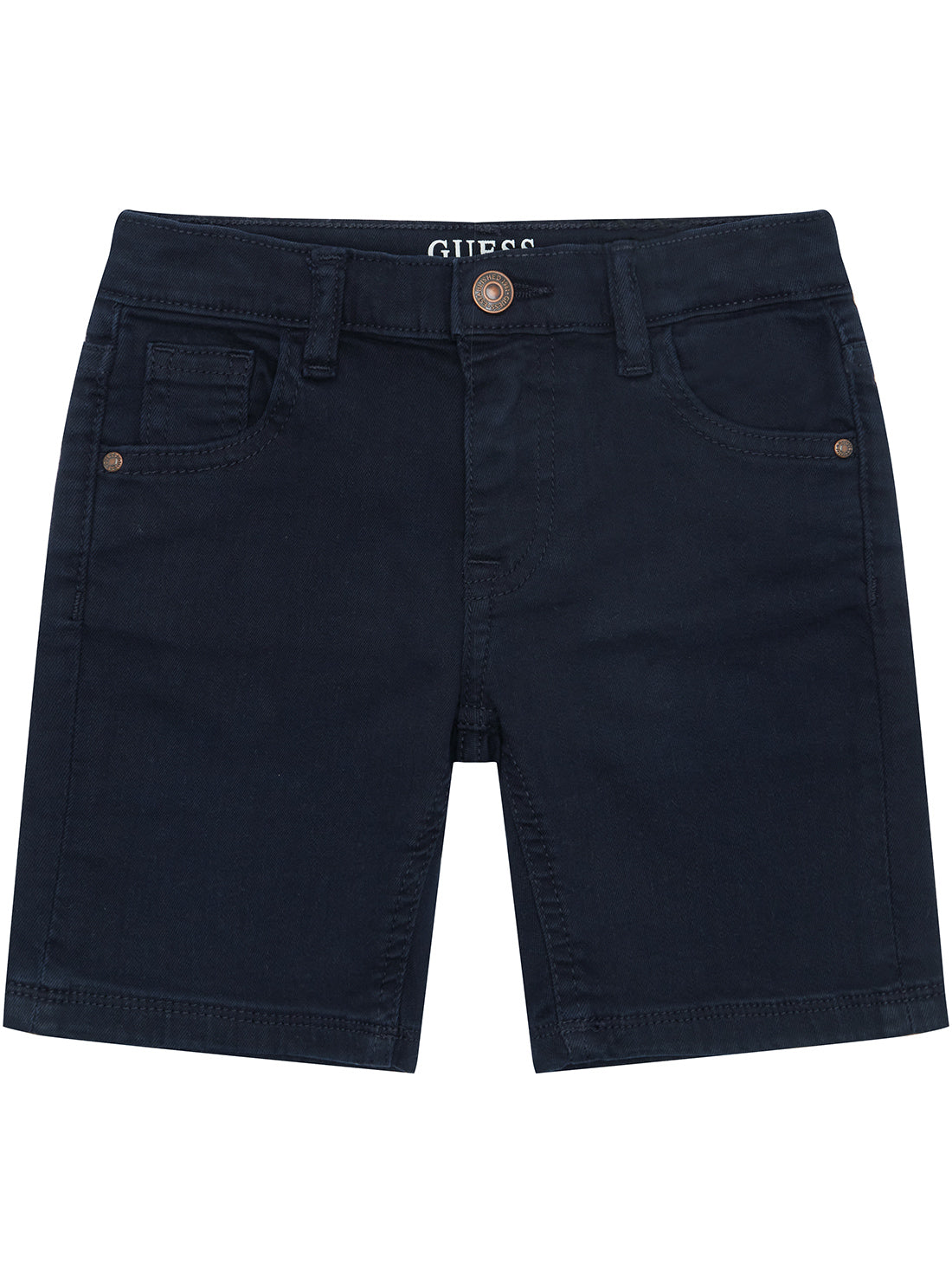 Navy Bull Denim Shorts