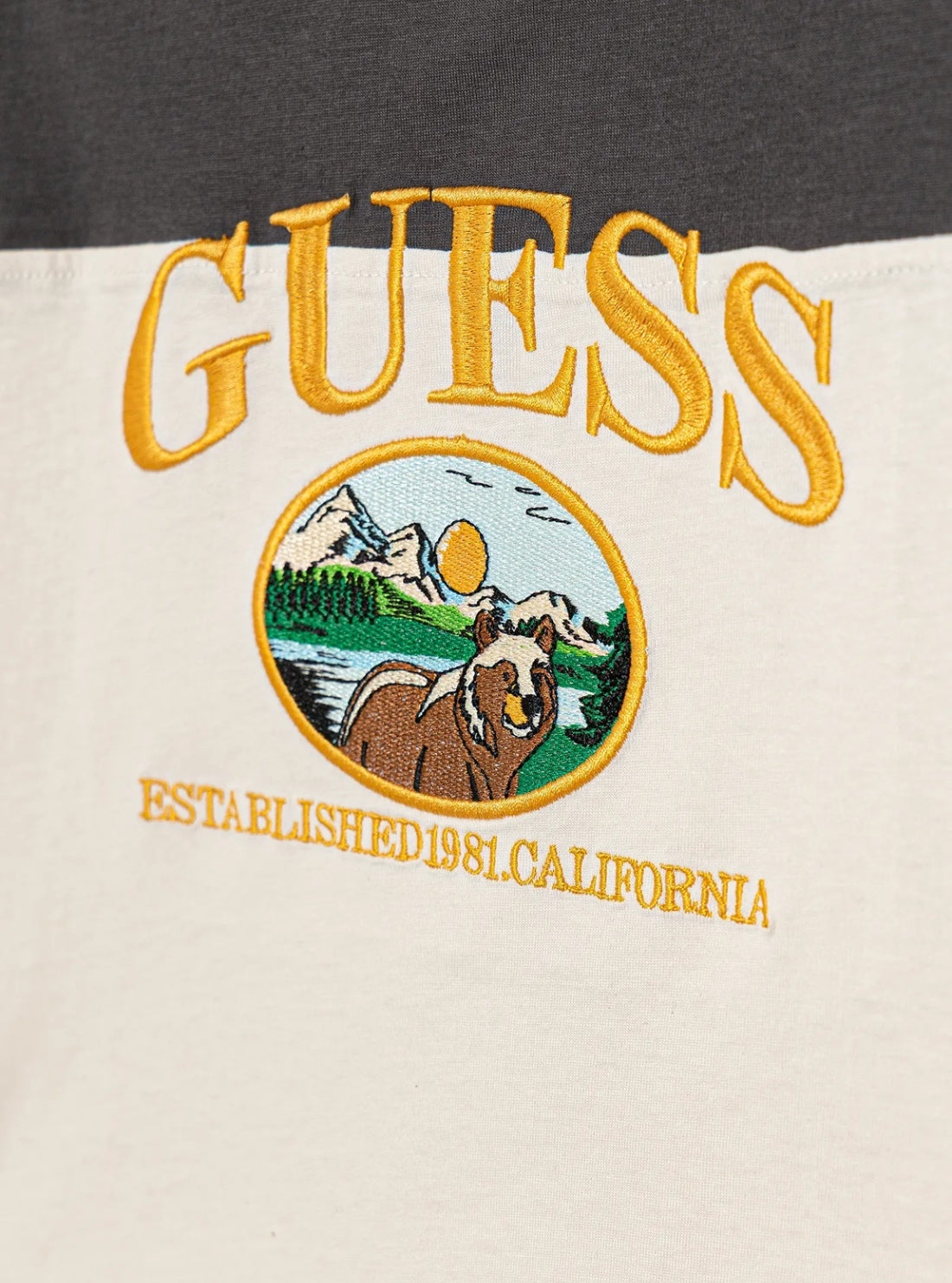 GUESS Kids Grey and Yellow Combo T-Shirt (2-7) N5BI12I3Z14 Detail View