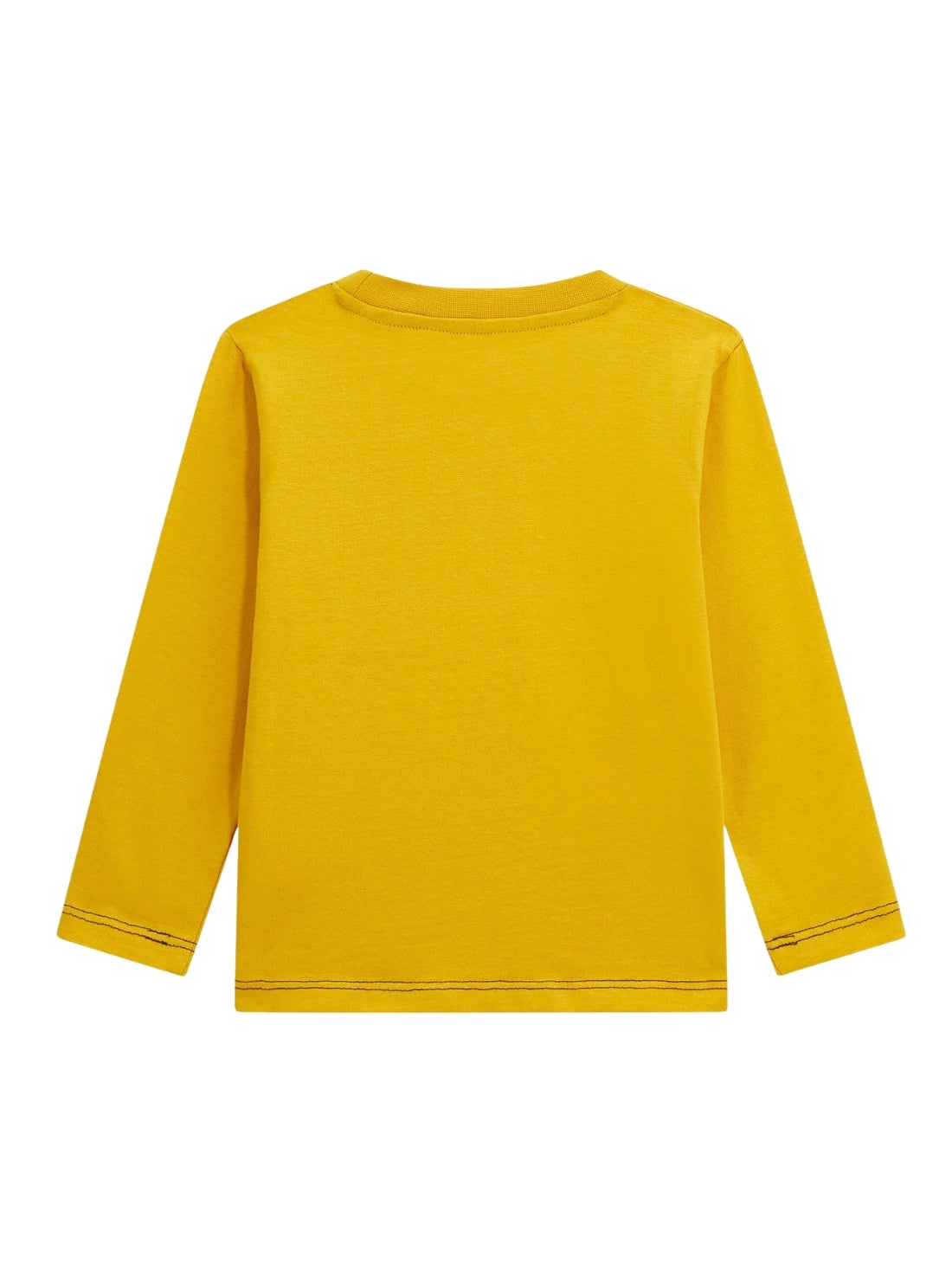 GUESS Kids Yellow Long Sleeve T-Shirt (2-7) Back View